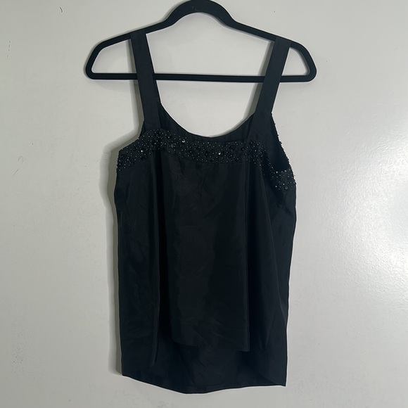 Eileen fisher black slik top size XS - Picture 6 of 7